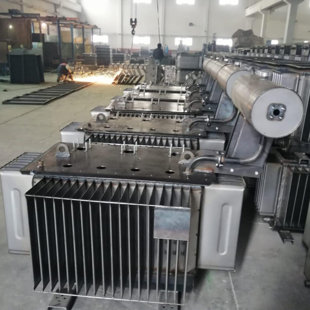 Corrugated Transformer Tank Automated Welding