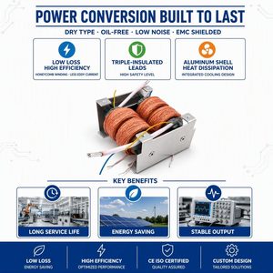 Single Phase 6kV to 220V High Frequency Honeycomb Transformer Dry Type Isolation