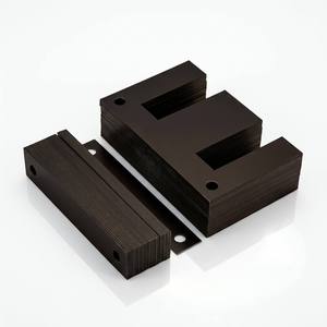 Non-Oriented Annealed Silicon Steel EI133 Transformer Lamination Side Holes Low Loss Power Inductor Core Assembly ASTM Standard