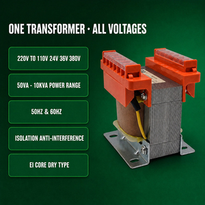 Step up Step Down Transformer 220V to 380V 240V 415V 440V 480V Low Voltage High Power 10kW 50kVA Control Circuit transformers